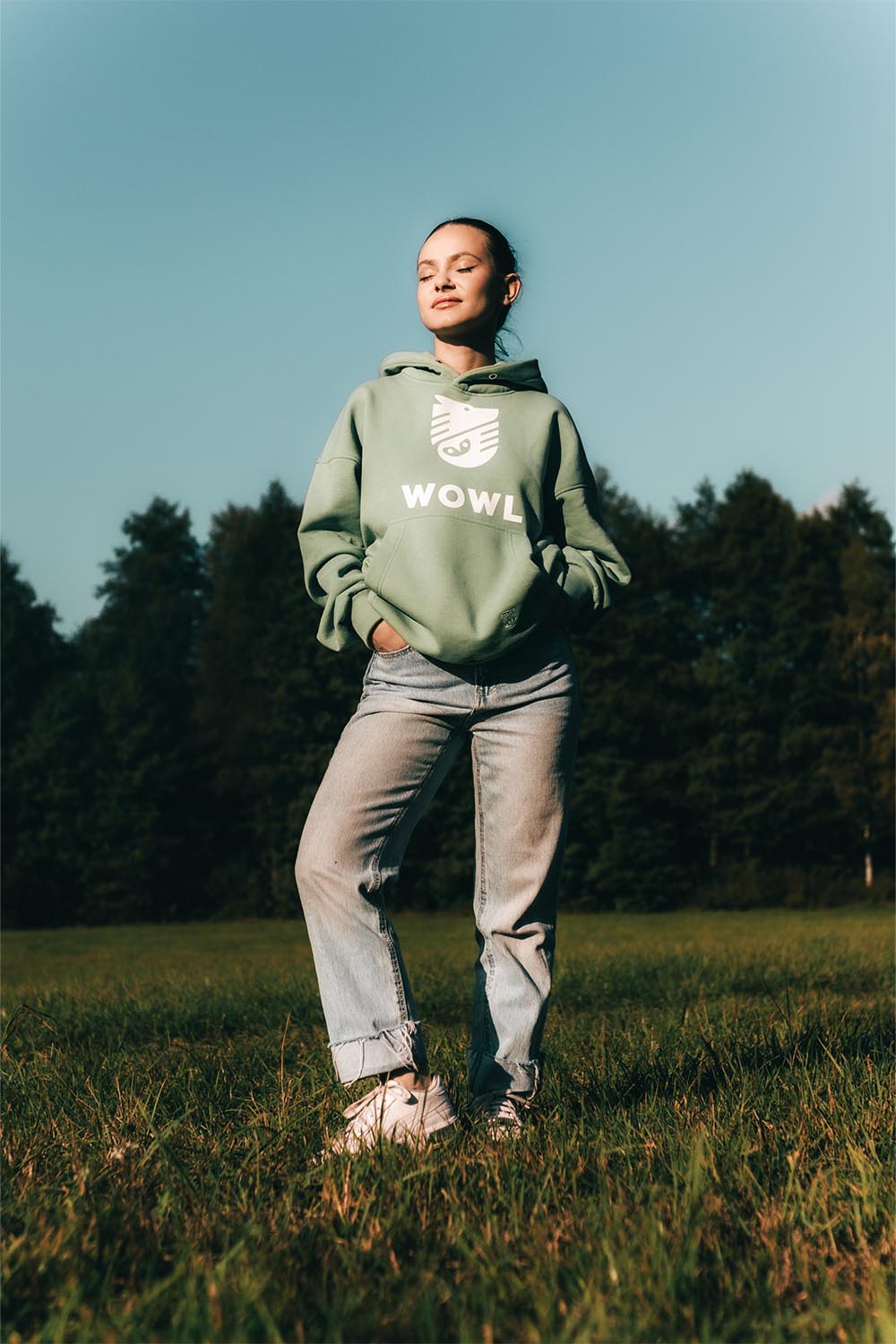 UNISEX HOODIE MINT - obrazek 2