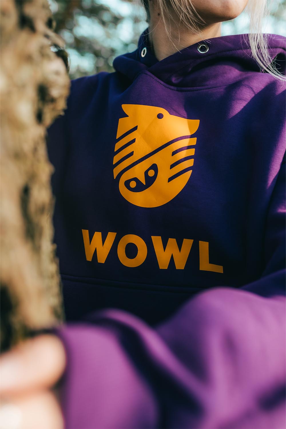 UNISEX HOODIE PURPLE - obrazek 2