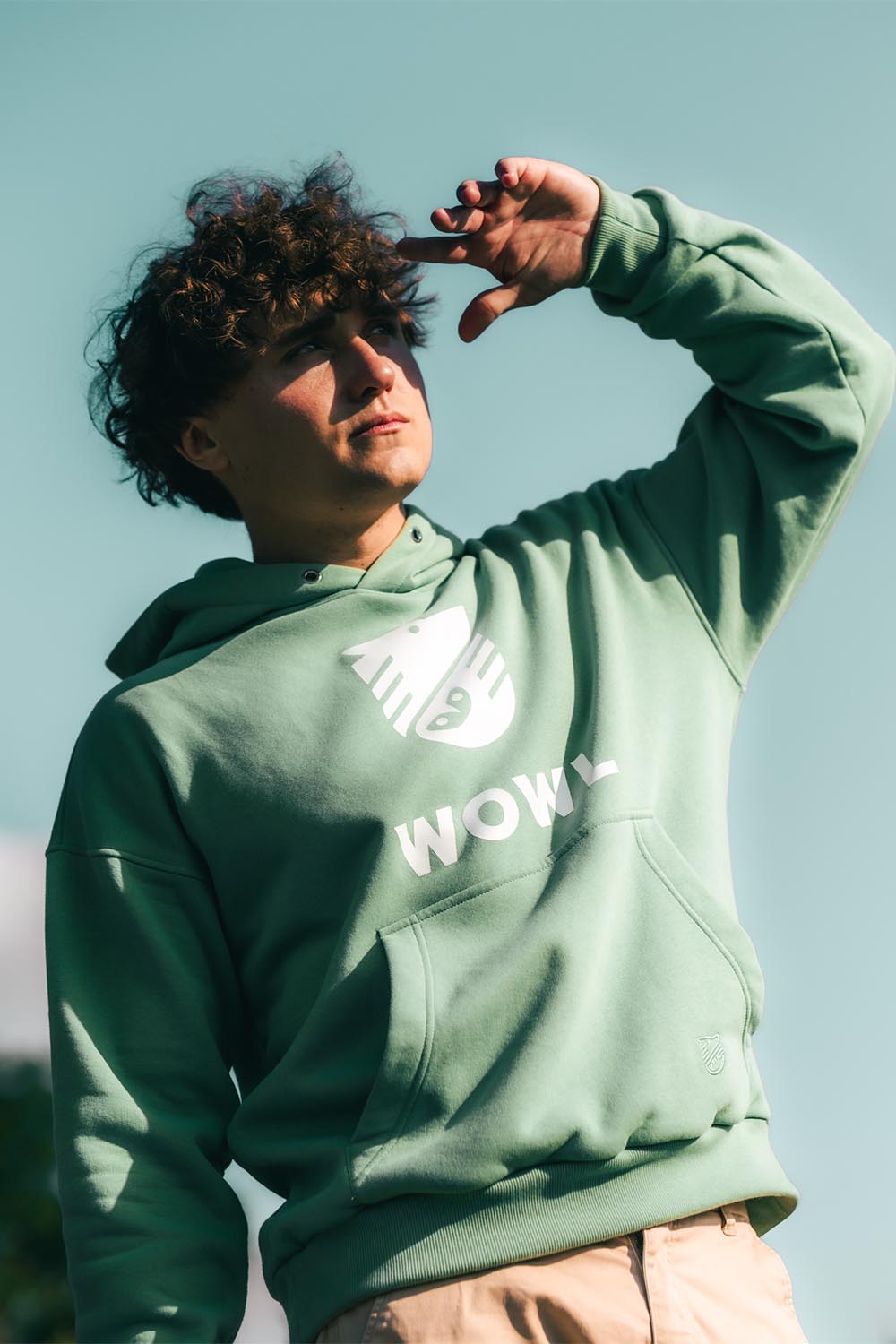 UNISEX HOODIE MINT - obrazek 4