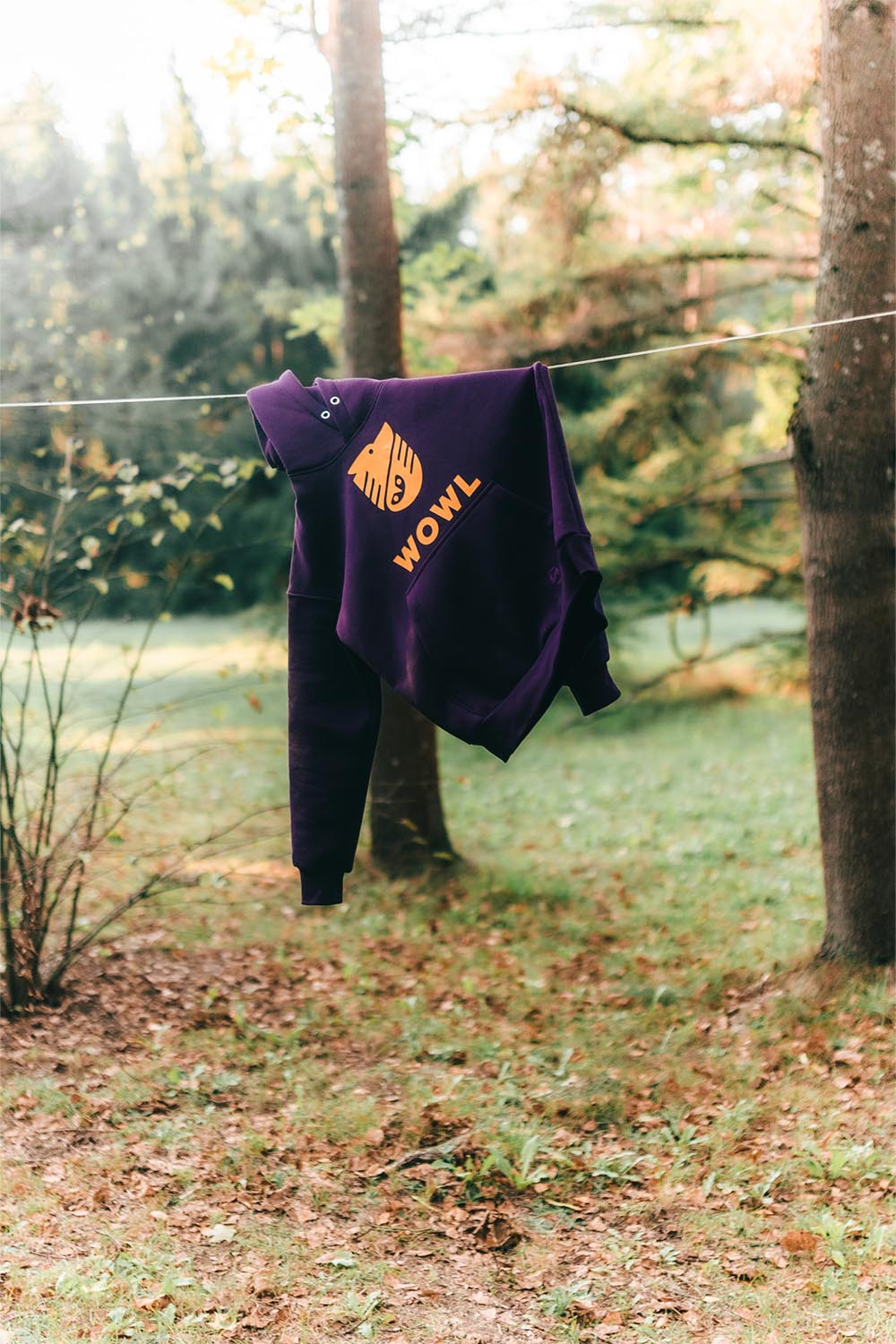 UNISEX HOODIE PURPLE - obrazek 4